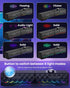 TONE JOY 2 1 PC Speakers - in Detachable Computer Speakers with LED for Dynamic and Cool Gaming - Gaming Speakers