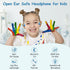 iDIGMALL Bluetooth 5.4 Kid Headphones, Open Ear Headphone w/Noise-Cancelling Mic for Children, 13g Ultra-Light Wireless Headset, Comfort-Fit for Phone Tablet Sports Home School,10H
