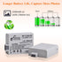 LP-E5 LPE5 LP E5 Battery and Smart LED Display Dual Channel Charger Compatible with Canon EOS Rebel XSi, Rebel T1i,