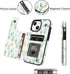 uCOLOR Compatible with iPhone 13/14 6.1 Inch Wallet Case, Card Holder Folio Flip PU Leather Kickstand with RFID