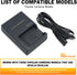MH-24 Cameras Battery Charger for Nikon EN-EL14 EN-EL14A Battery for Nikon D3100 D3200 D3300 D3400 D3500 D5100 D5200