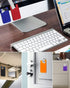 BIAJIYA Card Holder for Back of Phone, Silicone Wallet Sleeve Pocket Stick-on for All Smartphones