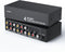 LUKFOCAB 3 RCA Splitter Box 1 in 4 Out, 4 Way AV Composite