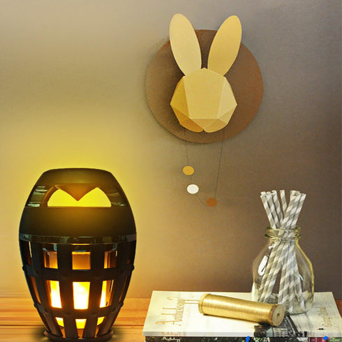 Led Flame Speaker, Dancing Flames Portable Bluetooth Speaker & Torch Atmosphere Light, USB