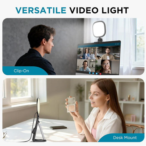 InnoGear 120 5 Video Conference Light for Computer, LED Streaming Light On-Camera Video Lights for Monitor Camera