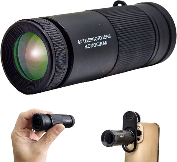 FotoZ tech FotoZ 8X Monocular Telescope for iPhone & Android and Most Smartphone, with