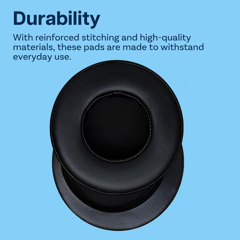 Ear Pads Replacement for Skullcandy Hesh/Hesh 2 Bluetooth Over-Ear Headphones by MMOBIEL, Memory Foam, Black