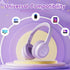 Kids Bluetooth Headphones, Wireless Over-Ear Headphone with 85dB Volume Limiter, 30H Playtime, Adjustable Headband for