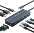 ACASIS USB C Docking Station Dual Monitors,8-in-1 Laptop Docking Station with Dual HDMI