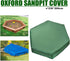 Wuyangcun (230x200cm/91x79 Sandbox Cover Oxford Cloth Waterproof Dustproof Hexagonal Green Protect Sandbox Sand