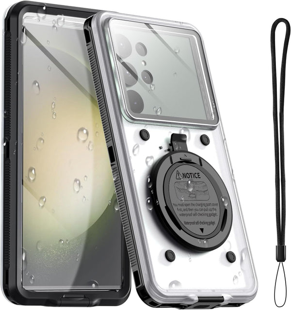 AICase Waterproof Phone Case, Universal Underwater Pouch for iPhone 15 14 13 11 12/Samsung S24/LG, Tech Gadgets