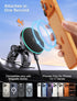 MOKPR 17/16/15/14/13/12 for iPhone Magsafe Car Mount Charger, Wireless Car Charger Magnetic Car Phone Holder for Dash