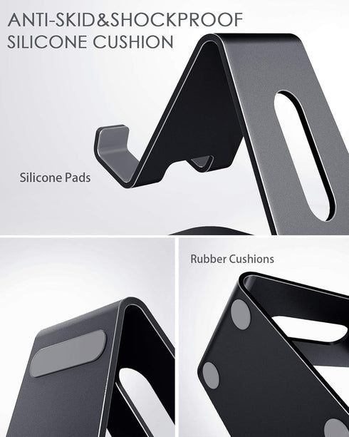 CreaDream Cell Phone Stand, Cradle, Holder, Aluminum Desktop Stand for Switch, All Smart Phones, iPhone 11 Pro Xs Max