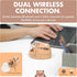 X9 Performance 2.4G) 4000 6 Wireless Vertical Ergonomic Mouse - Click with Capybara - (BT + Up to DPI, Button