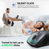 TECKNET 2.4G 6-Level 4800 Click30 6 Wireless Mouse, USB Computer Mouse with Adjustable DPI, Silent Quiet Months