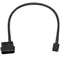 CRJ 4-Pin to Slimline SATA Power Adapter Cable - 12-inch Black Sleeved for 6-Pin Slimline SATA Drives