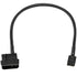 CRJ 4-Pin to Slimline SATA Power Adapter Cable - 12-inch Black Sleeved for 6-Pin Slimline SATA Drives