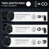 NEEWER CRS6 Softbox Diffusion Dome with 3 Adapter Rings, Compatible with Godox V1 NEEWER Z1 Z2 Round Head Flash and