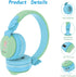 Riwbox BT05 Bluetooth Kids Headphones, Wireless Foldable Headset Over Ear with Mic/TF Card for iPad/iPhone/Tablet