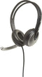 IMME282 Wired USB Dual Headset with Noise Cancelling Mic, Volume Control for PC, Laptop, and Computer.