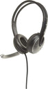 IMME282 Wired USB Dual Headset with Noise Cancelling Mic, Volume Control for PC, Laptop, and Computer.