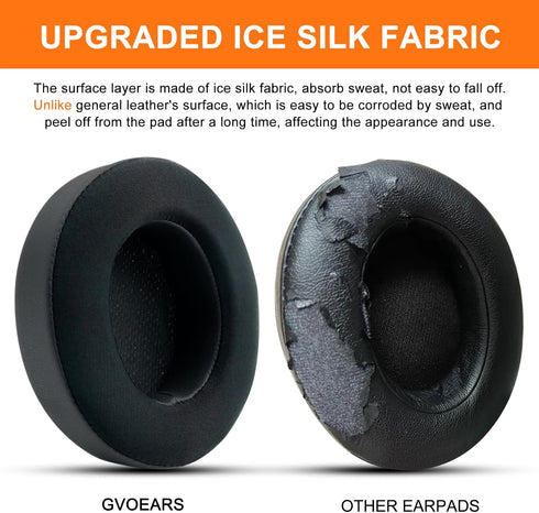 Upgraded Replacement Ear Pads for Beats Studio 3, GVOEARS Cooling Gel Headphones Covers for Studio 2 Studio 3 Wired