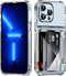 iPhone 13 Pro Max Clear Wallet Case - Heavy Duty, Shockproof, Anti-Scratch, Anti-Yellow, with Credit Card Holder, 6.7"