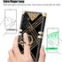 KuDiNi Samsung Galaxy A13 5G Case, Black Flower Retro Elegant Classic Luxury Edge Full Protection with Kickstand