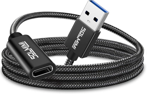 USB C Female to USB Male Adapter 4FT, Upgraded Type C to USB 3.0 Male Adapter with 5Gbps Data Transmission