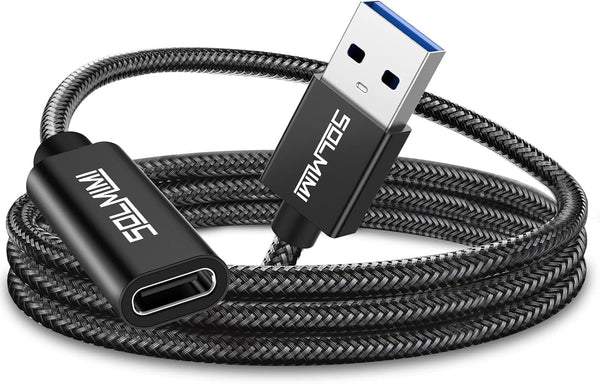 USB C Female to USB Male Adapter 4FT, Upgraded Type C to USB 3.0 Male Adapter with 5Gbps Data Transmission