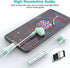 USB C Headphones for iPad 10 Pro Air (M4),iPhone 15 Pro Max Samsung S24 Ultra S23 FE S22,Magnetic Wired Earbuds Stereo USB Type C Earphones with Microphone Volume Control for Pixel 7 Pro 6a 6 5,Green