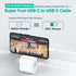 2 Pack 6.6ft USB C to USB C Cable for iPad Pro, iPad Air, MacBook, iPhone 15 Pro Max, Pixel, Samsung - Fast Charging