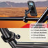 iMESTOU Waterproof ATV Phone Mount with Aluminum 1" Ball, Large Clamp Adapter for 5.5"-6.8" Smartphones, Fits ATV UTV