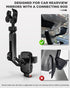 IPOW 360Rotatable 4-7 Inch Rearview Mirror Phone Holder for Car and Retractable, Auto Clamp Car Phone Mount