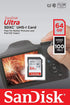 SanDisk 64GB SD Ultra Memory Card SDXC for Sony Cybershot Black/Silver 20.1 MP, DSCW800 Digital Camera (SDSDUNR-064G-GN6IN) Bundle with (1) Everything But Stromboli Memory Card Reader