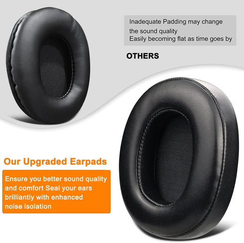 SOULWIT Professional Earpads Replacement for Turtle Beach Ear Force Elite 800/800X Wireless Gaming Headset, Noise