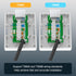 VCELINK Cat6 RJ45 Surface Mount Box | 1-Port, Compatible with UTP Cat6/Cat5e/Cat5, 5-Pack, White