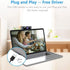 Lovskoo 1080p 30fps Focus,120 Streaming Camera Hd Webcam with Microphone,Fast Auto Wide Angle, USB Pc Camera Webcam