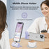 Mini Portable Charger for iPhone, 5000mAh Ultra Compact Power Bank with Built-in Phone Holder, Compatible with 14/13/12