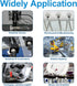 M12 5 Pin Aviation Wire Connector Male to Female Y Connector, Lonlonty 12mm Industrial Circular Waterproof IP67