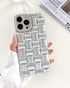 Ginkgonut Compatible with iPhone 13 Pro Max Case for Women/Girls, Cute 3D Laid Design Soft Silicone Shockproof Raised