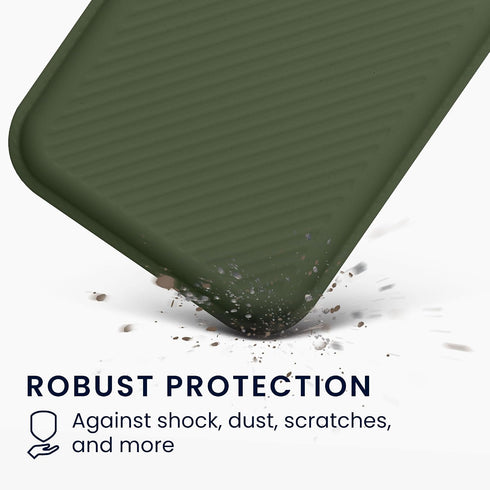 kwmobile Dark Green Silicone Cover for PLAUD Note AI Voice Recorder with Suction Cup Mount