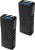 USB 3.0 Female to Female Extension Connector Adapter (2 Pack)