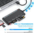 Rocketek 3.0, 7-in-1 xD-Picture Card Reader USB Multi-Card Reader for xD/CF/MS/SD/TF, Memory Card Reader/Adapter