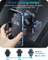 OQTIQ 3-in-1 Car Phone Mount, Dashboard, Windshield & Air Vent Holder with Strong Suction Cup, Adjustable Arm
