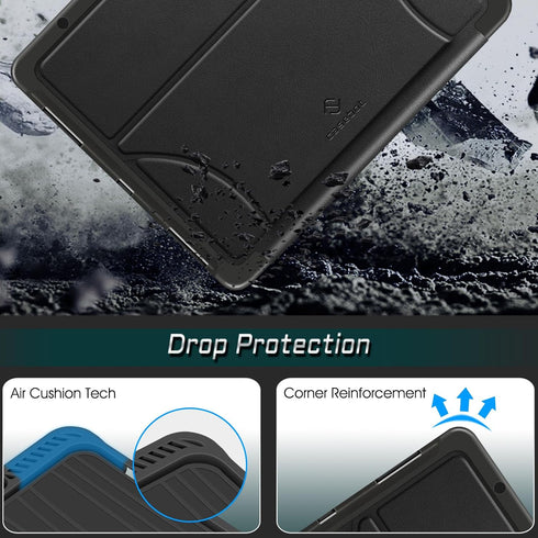 CaseBot 12.9-inch 6th 2022, 12.9" 5th/4th/3rd Magnetic Case for iPad Pro Generation Multiple Angle Shockproof Rugged