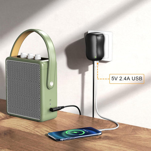 Powseed 45W Universal AC Adapter with 5V 2A USB Port, DC Power Supply Cord with 8 Tips