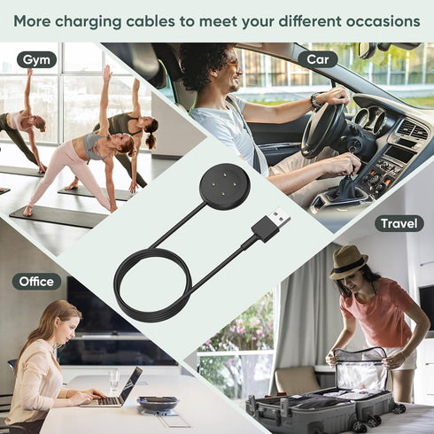 2-Pack Charging Cable for Google Pixel Watch 2 Replacement Charger (USB-A)