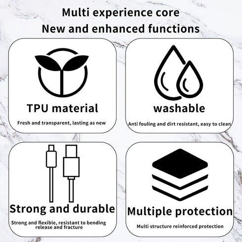 Cable Protector for iPhone Charger, Clear Soft Charging Cord Protector, USB Protector Data Cable Saver for iPhone/iPad