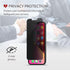 iCarez Matte Privacy Tempered Glass Screen Protector for iPhone 14 Plus, 2-Pack, Easy Apply Anti Spy